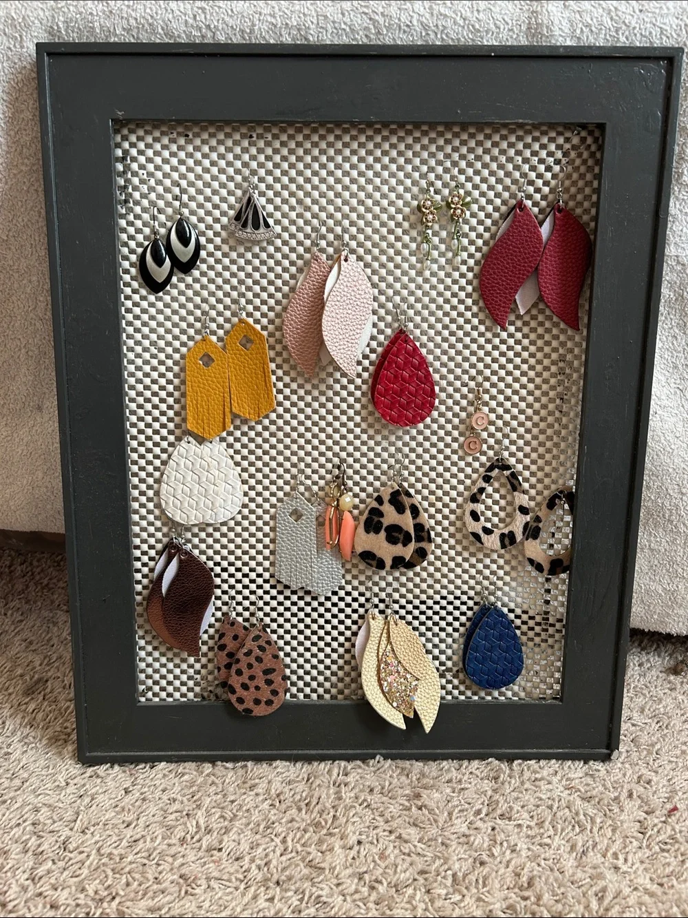 Modern Earring Display for Wall